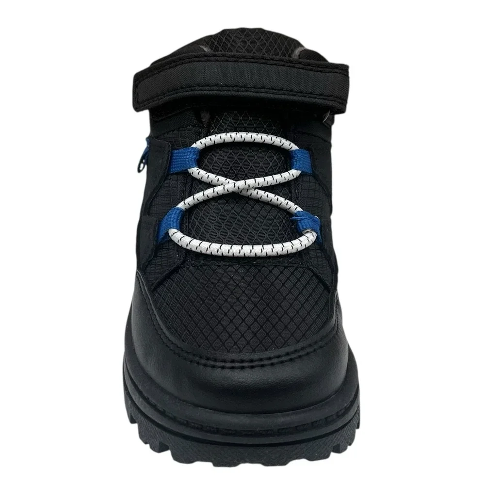 Carter's Toddler Boys Slip-on Athletic Ankle Booties Size 9 Black Blue Gray